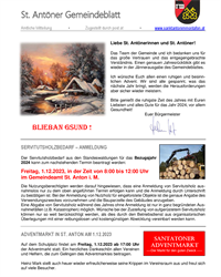 Gemeindeblatt Dezember 2023 (27.11.2023)